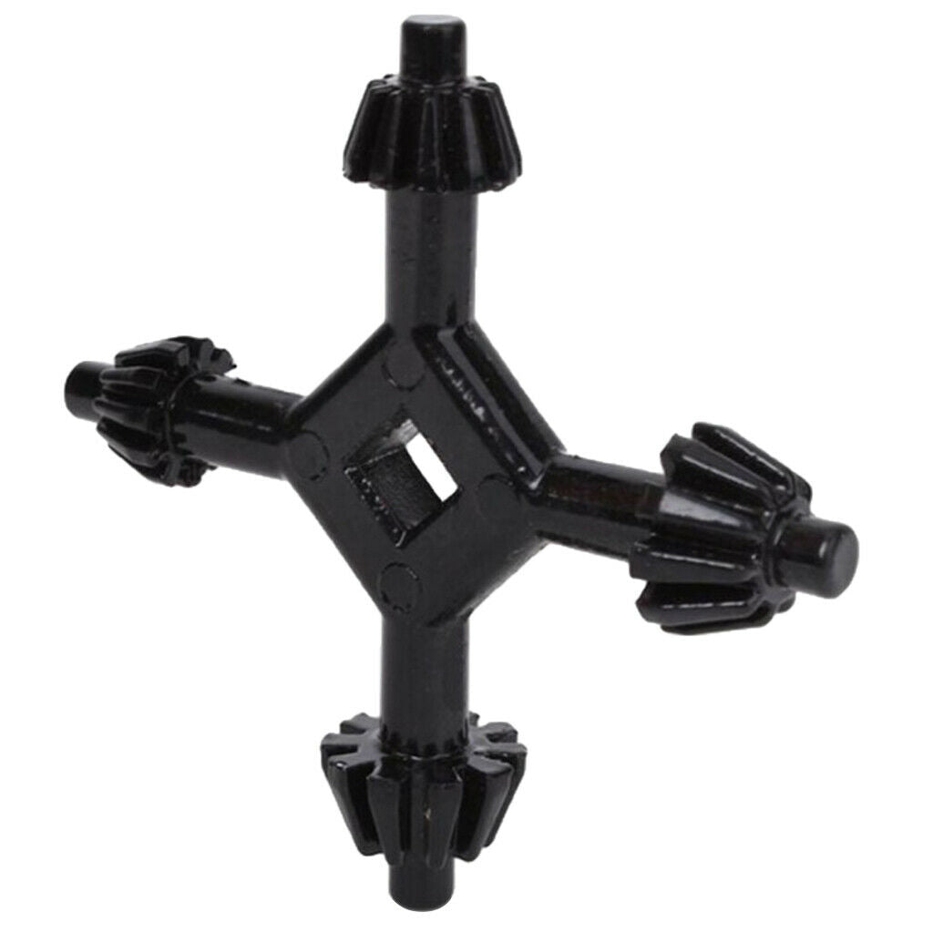 2Pcs Wrench Drill Keys Four Head 4 In 1 Universal Drill Chuck Keys