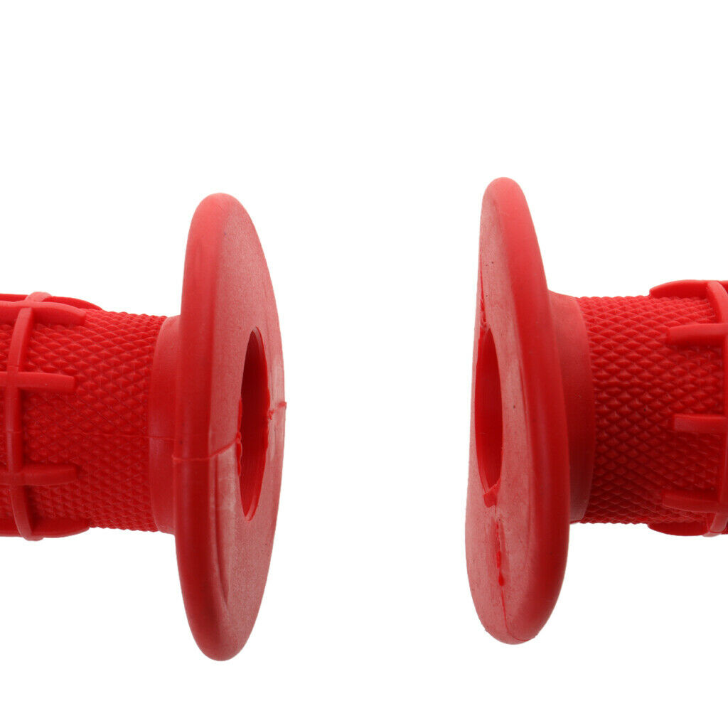 2 Pair 22MM 7/8 '' Motorcycle Dirt Bike ATV Rubber Gel Handlebar Grips