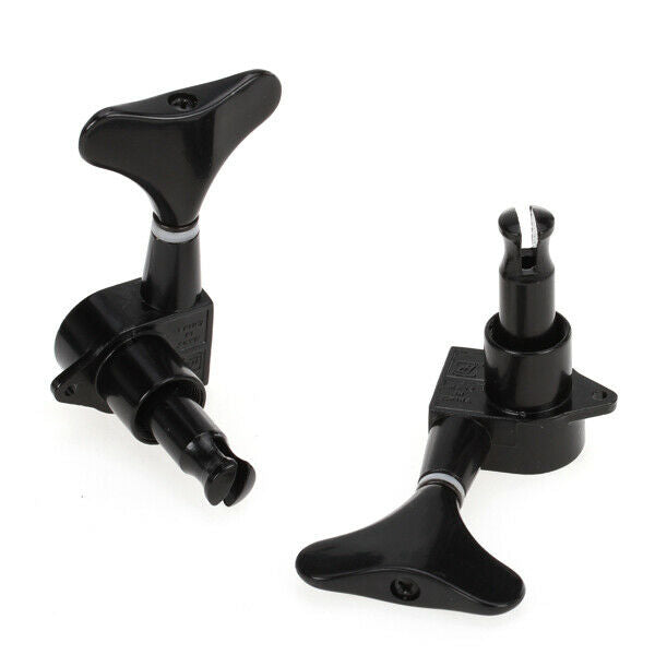 4R black zinc alloy bass guitar machine heads machine heads tuning pegs