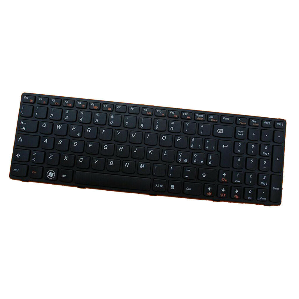 Black Laptop Replacement Italian Keyboard For   Z570 V570