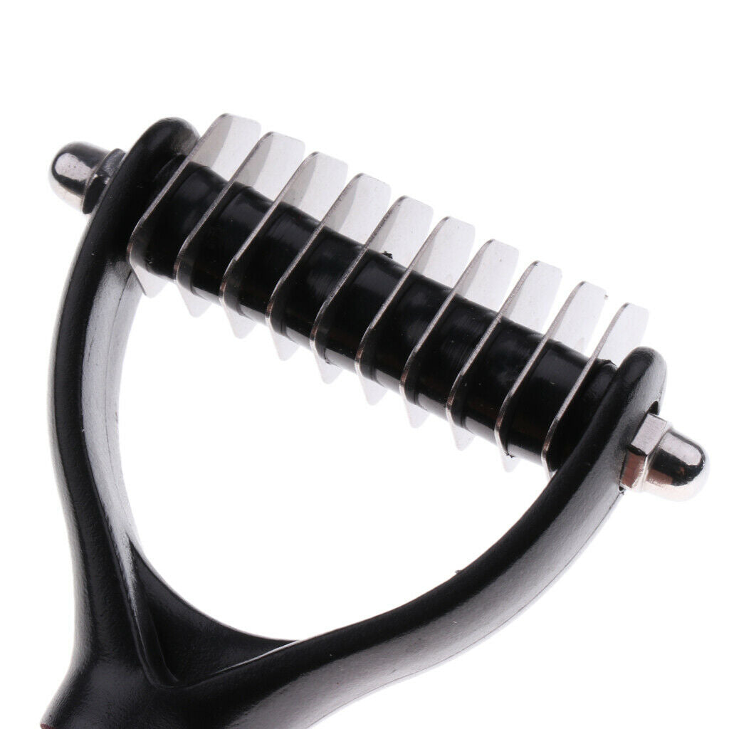 Pet Hair Comb Cats Dogs Grooming Brush Hairdressing Tool Fur Rake Tools Pink