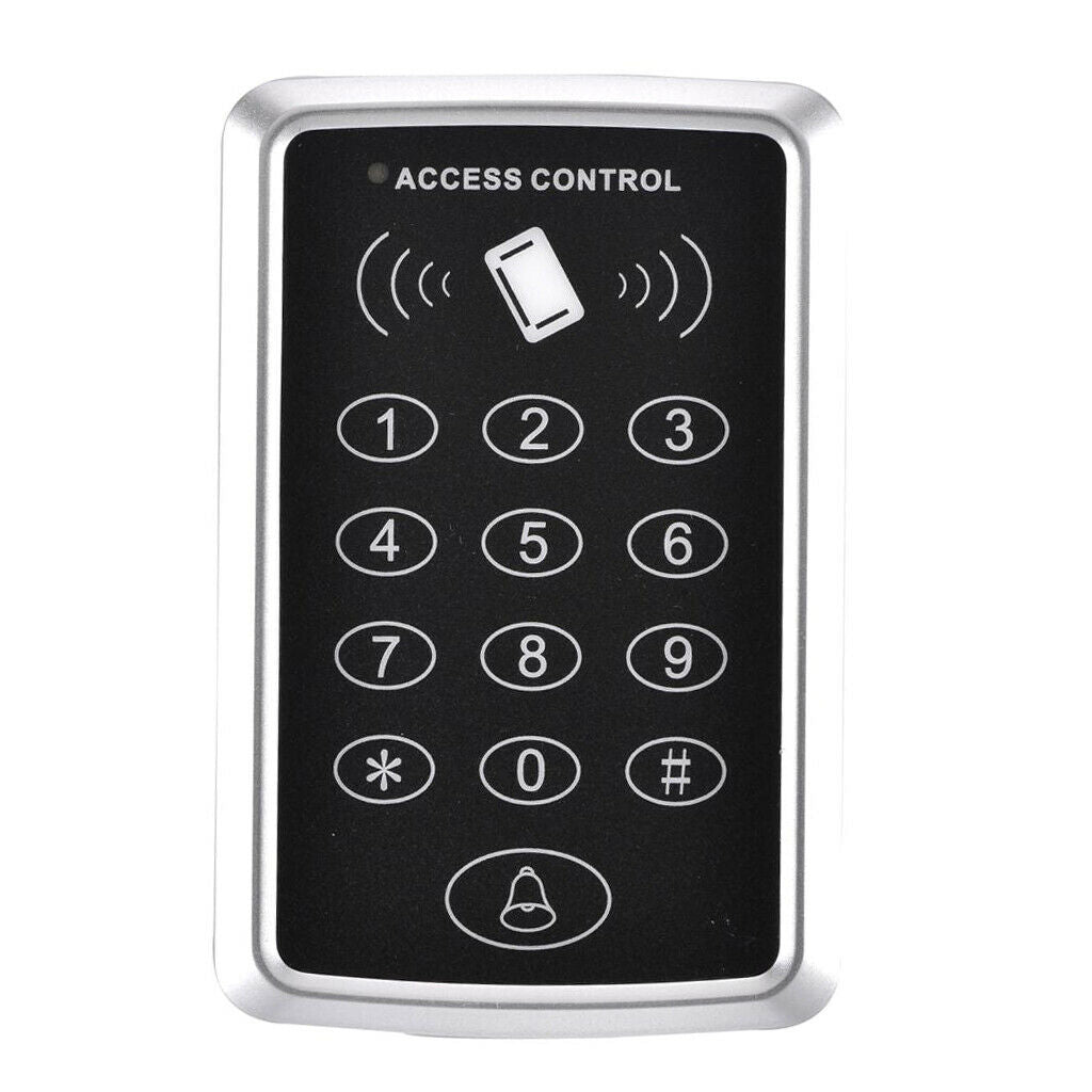 DC 12V Keypad Security Entry Door Reader EM Card Access Control 10 Keyfobs