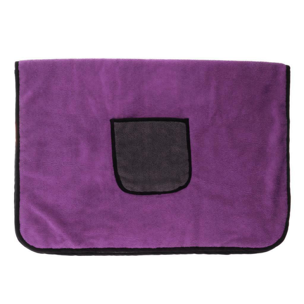 Absorbent Towel Pet Towel Medium Large Animals Pet Puppy Dogs Cats Purple