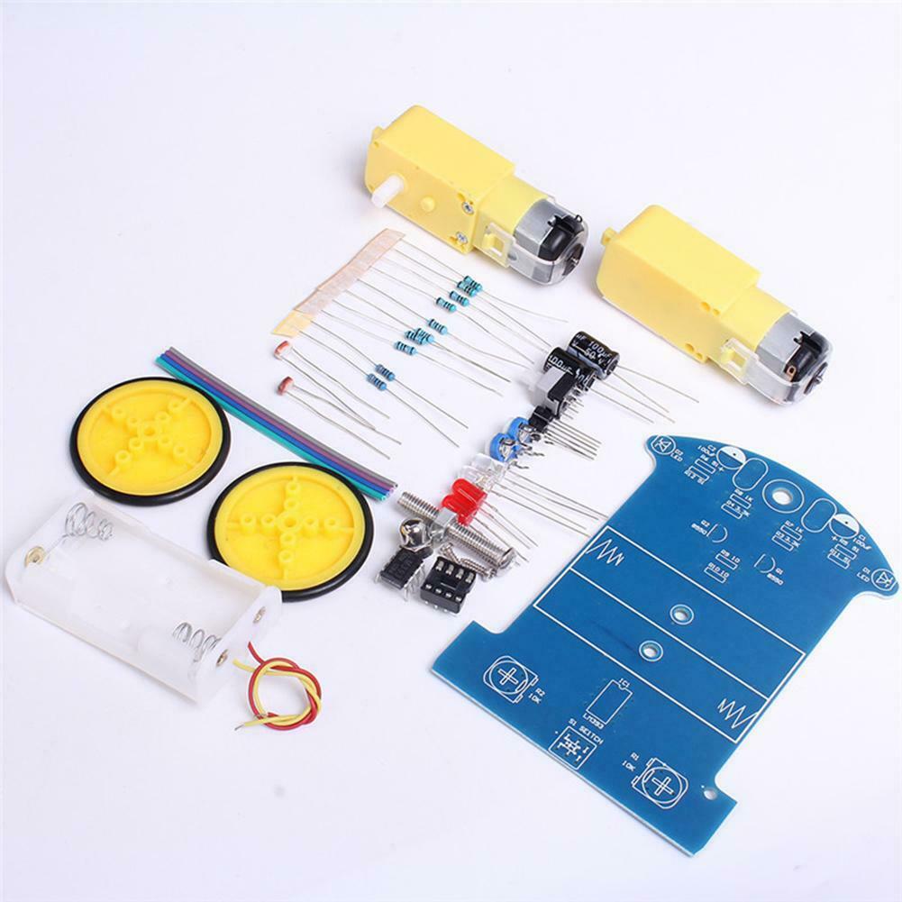 D2-1 Intelligent Tracking Line Smart Car Kit TT Motor Electronic DIY Kit @