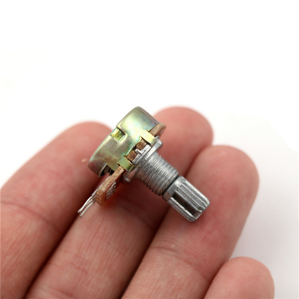 10x 100K Ohm Linear Taper Rotary Potentiometer Panel Pot B100K 15mm 3Pin WH14 SJ