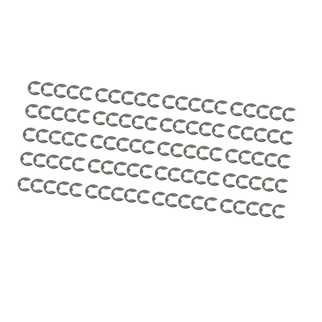 100pcs Assortment Circlips E-clip Chainsaw Clip  Holder