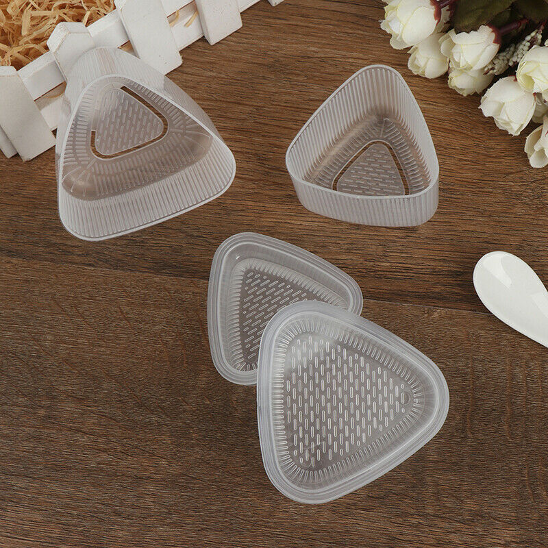 2Pcs Transparent Practical Kitchen Bento Decorating Sushi Onigiri Mold CRAUJBDA