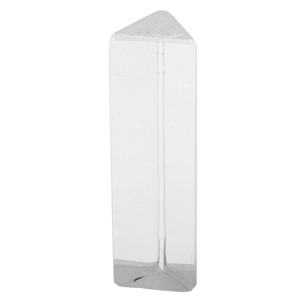3 inch Triangular Prism Teaching Optical Glass Physics Education