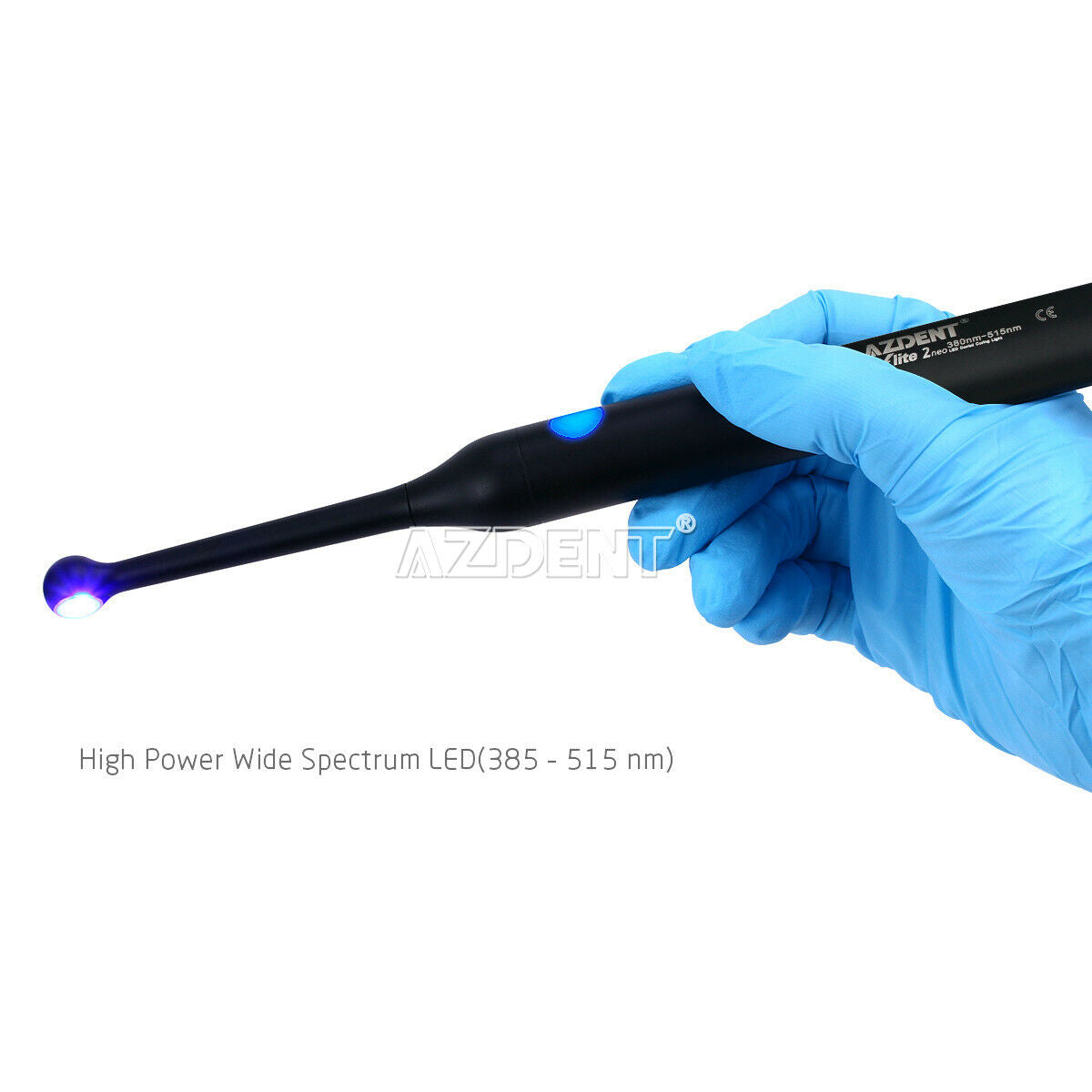 Woodpecker Style iLED Curing Light High Power Wide Spectrum 2300mW/cm² Black