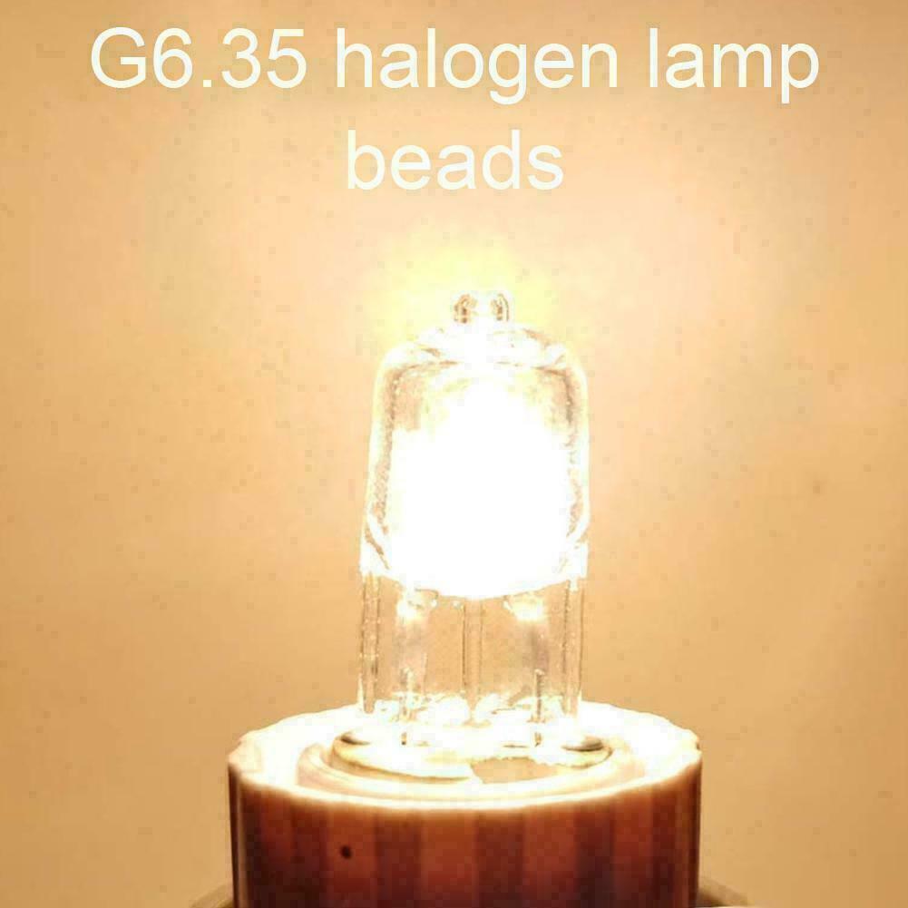 4x 50W 12V Halogen G6.35 Dimmable Clear Capsule Light H2E7 With UV