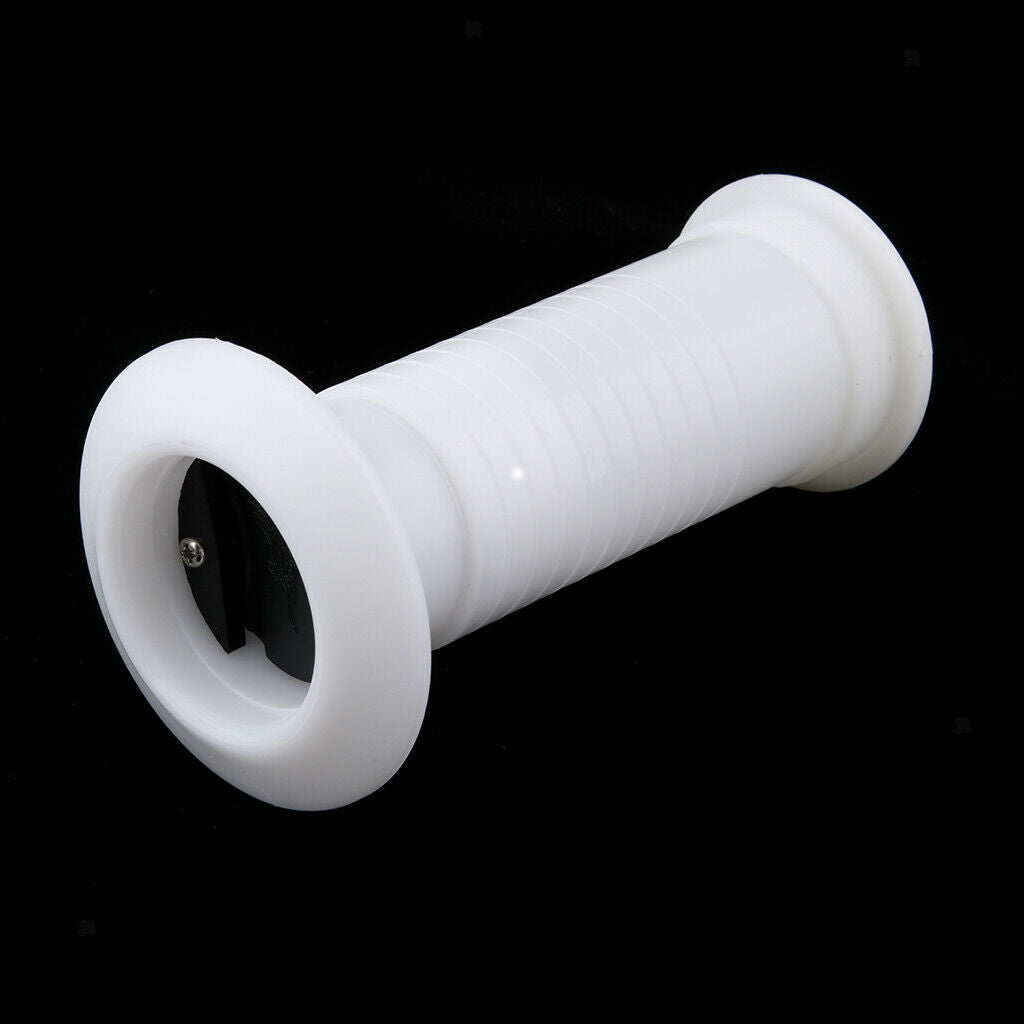 40mm Plastic Thru-Hull Bilge Pump & Aerator Hose Fitting - Marine/Boat White