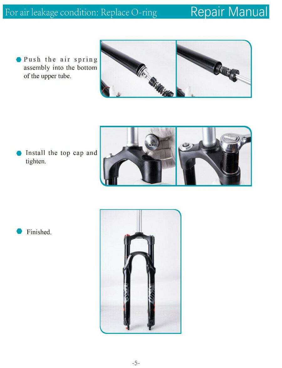 Bicycle Fork Basic Service Kit Dust Wiper Seal 32mm With foam ring o-ring