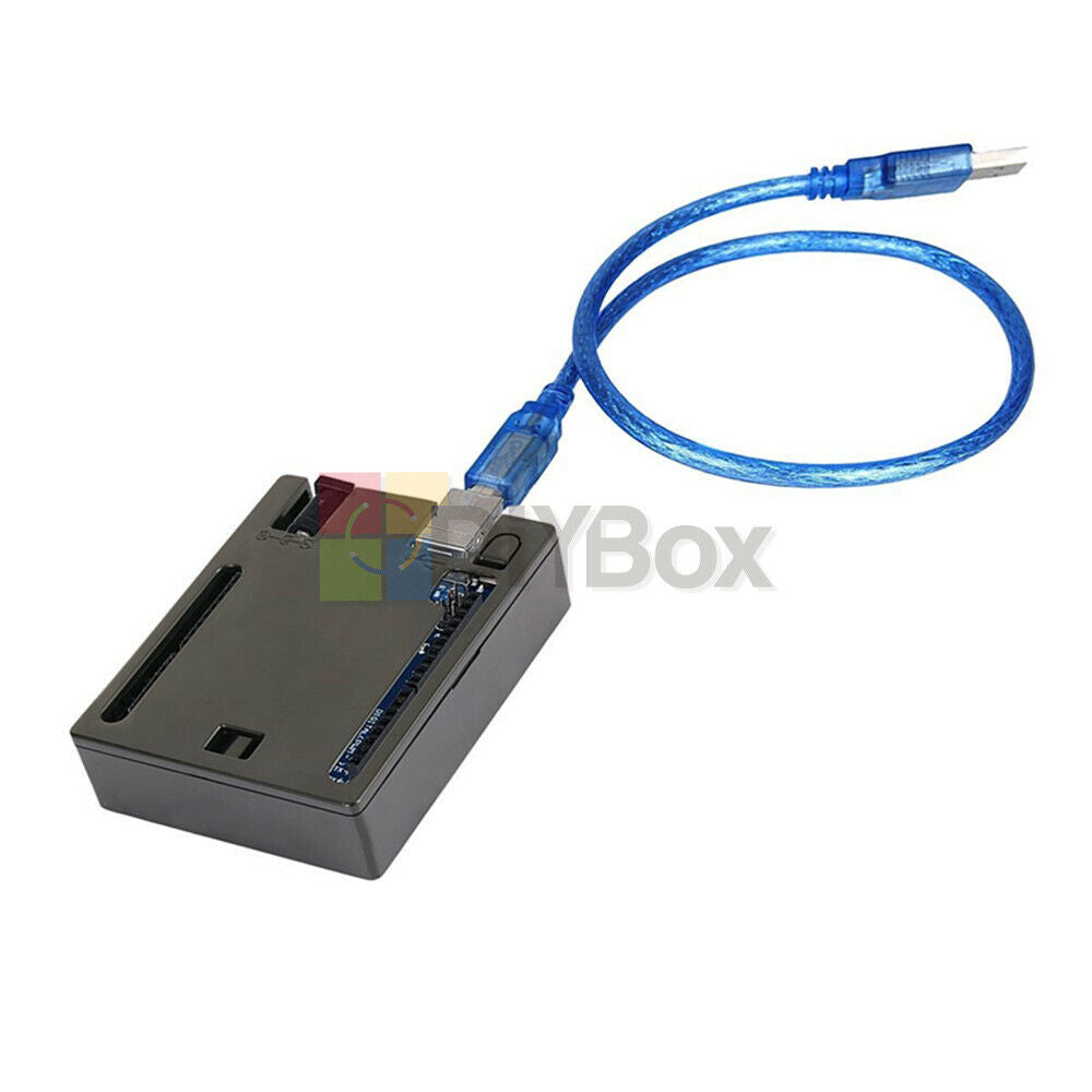 Black ABS Case Shell Enclosure Box w/ Screw For Arduino Mini/Micro USB UNO R3