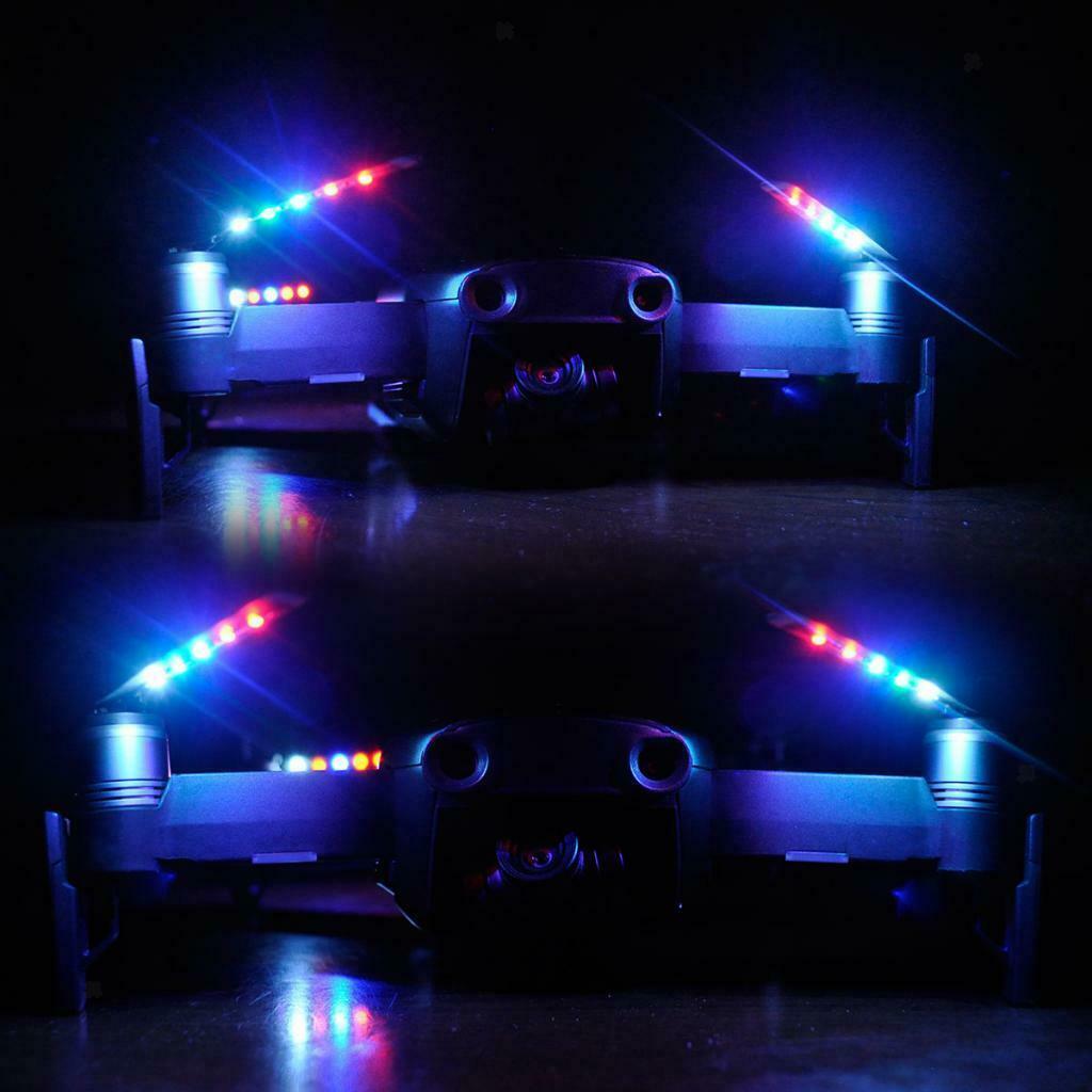 4pcs LED Flash Propeller Blades USB Charging Prop 5 Color for DJI Mavic Air