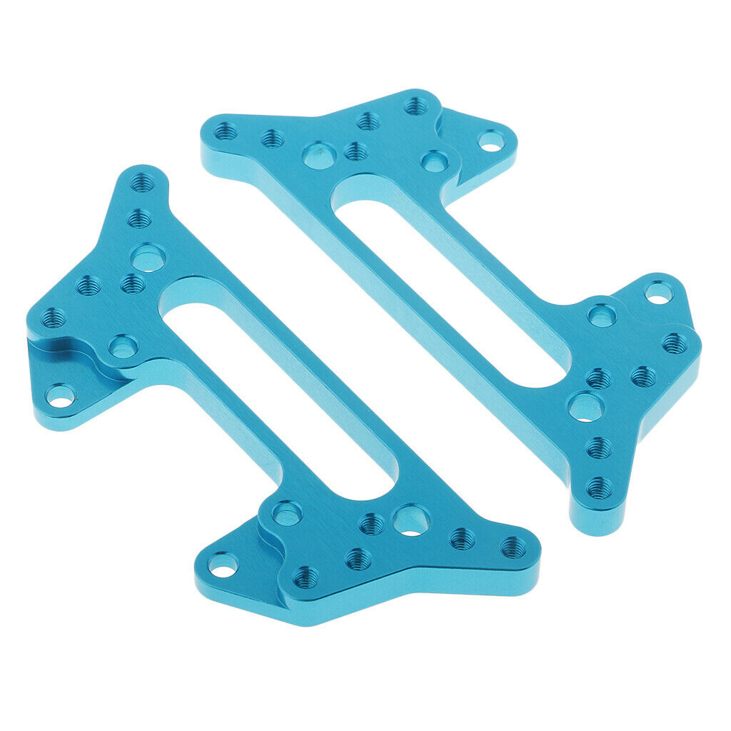 122023 Shock Absorber Tower 2Pcs DIY for 1/10 HSP 94123 94102 RC Buggy Blue