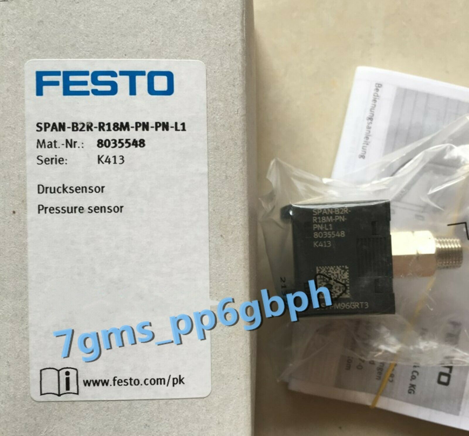 1 PCS NEW IN BOX FESTO SPAN-B2R-R18M-PN-PN-L1 8035548 pressure sensor