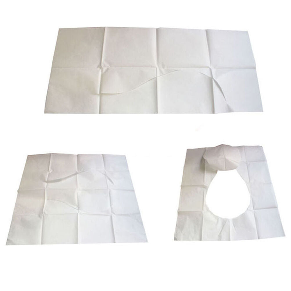 1 Pack 10Pcs Disposable Paper Travel Bathroom Toilet Seat Covers MaDEAU