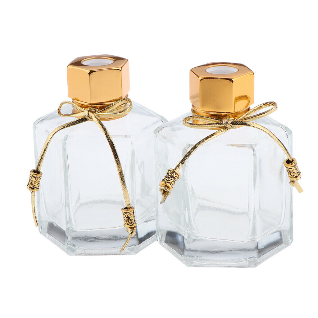 4Pcs 100ml Fragrance Glass Diffuser Bottles for DIY Craft Reed Essential Oil