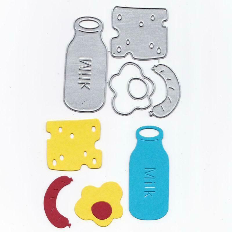 Milk Bottle Metal Cutting Dies Stencil DIY Scrapbooking Album Stamp Paper Card
