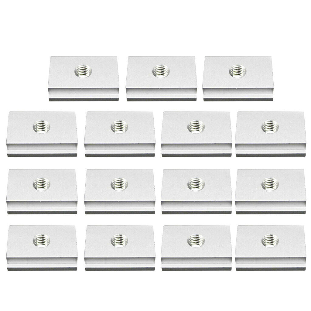 15PCS M8 T-Slider For T-slot For Various Woodworking Jigs 25mm