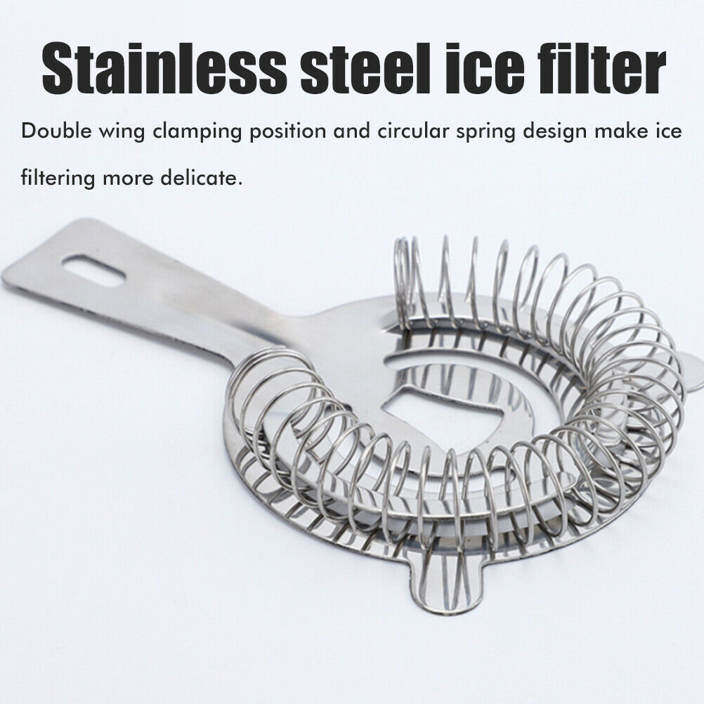 Bartender Kit With Stand Stainless Steel Cocktail Shaker With 10 Pieces Bar Tool