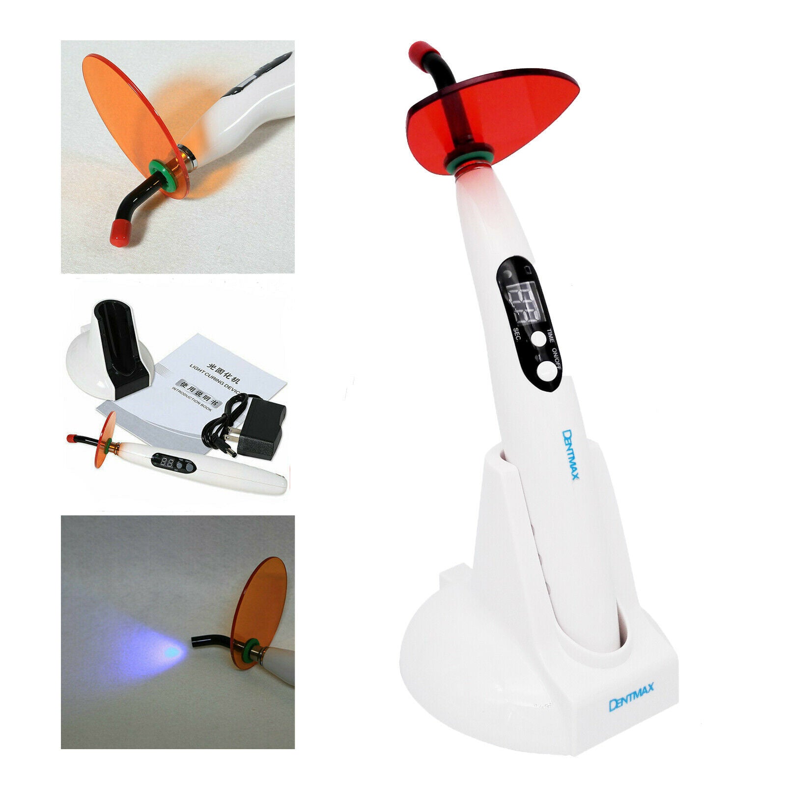 Dental Wireless LED LED-B Curing Light Lamp 1400mw/cm2 Machine Fit Woodpecker