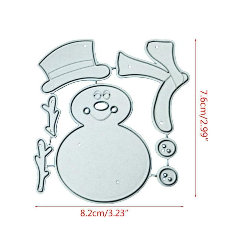 Christmas Snowman Scarf Metal Cutting Dies Stencil DIY Scrapbooking Template