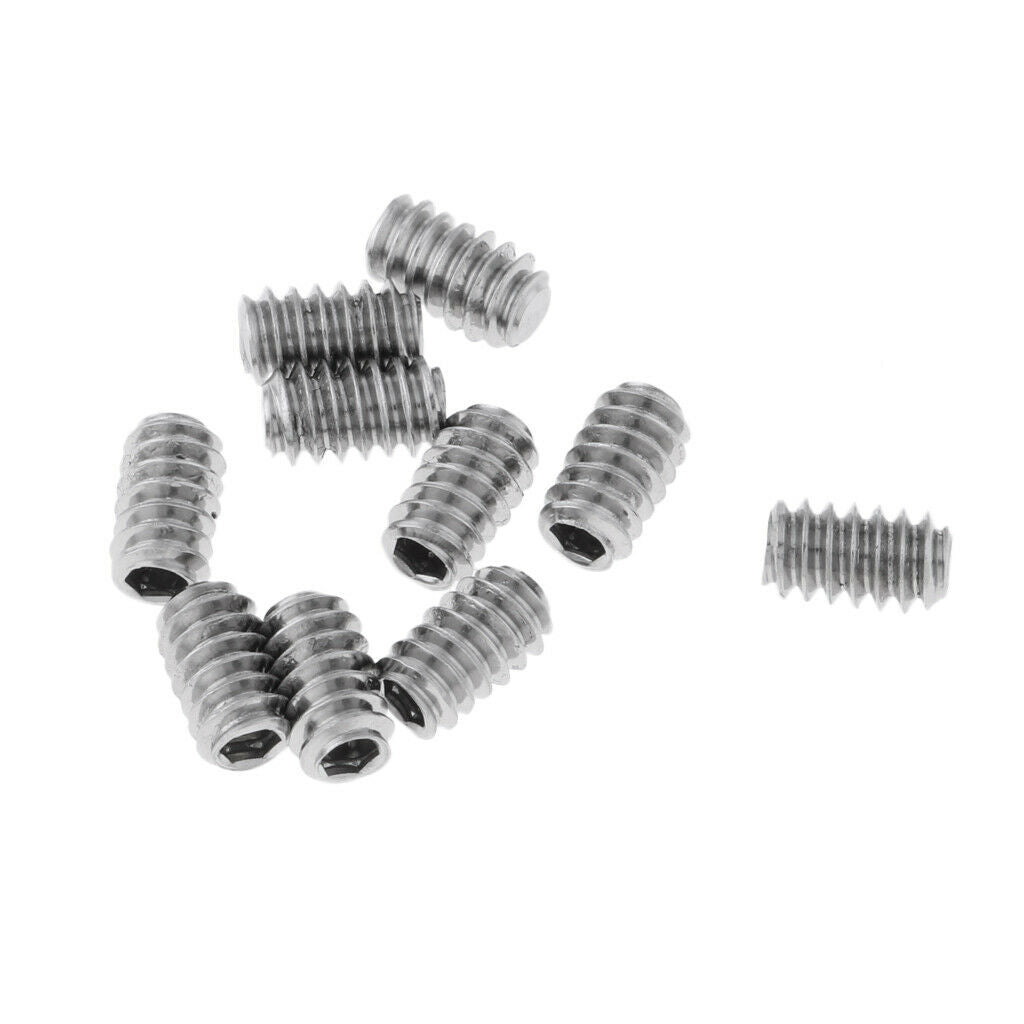 10 pieces stainless steel grub screws for surfboard, wakeboard, longboard,
