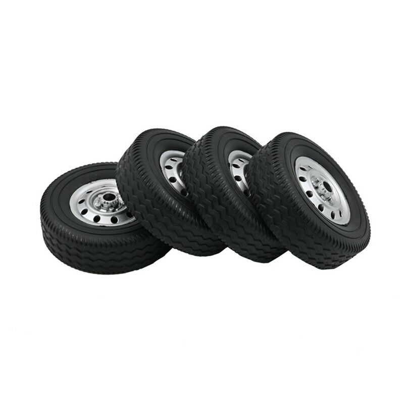 4Pcs Wheel Tire Tyre for WPL D12 1/10 RC Truck Car DIY Upgrade Spare Parts AccP6
