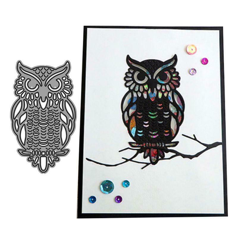 One Owl Metal Cutting Dies Stencil DIY Scrapbooking Album Stamp Paper Card