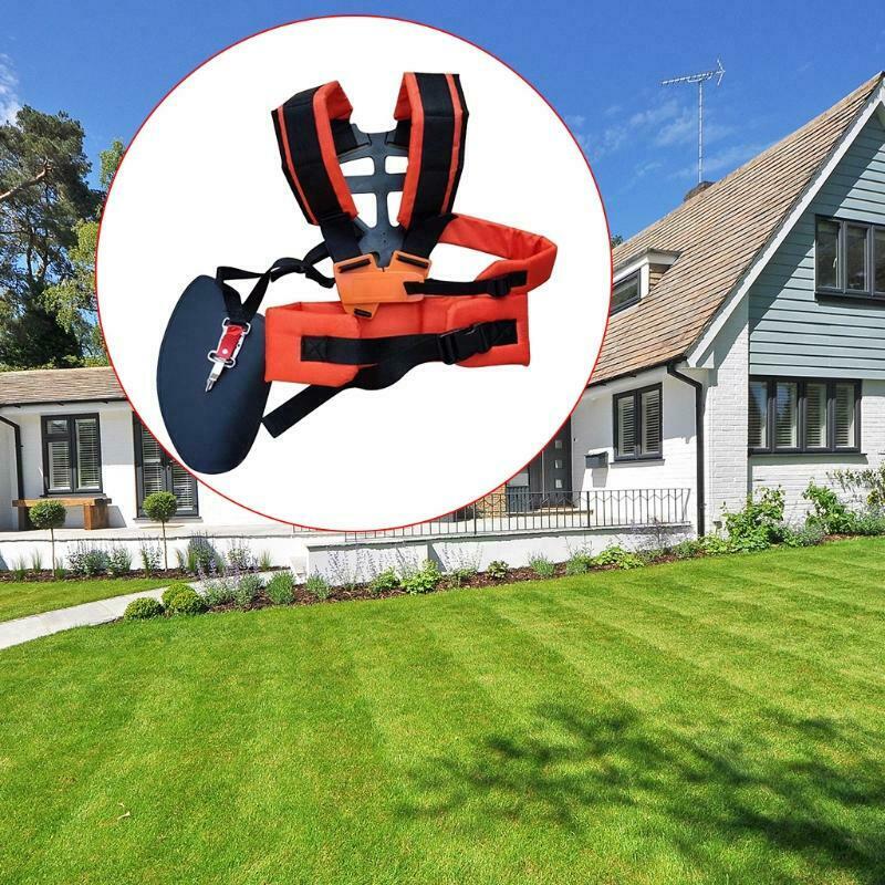 Double Shoulder W Shape Harness Strap Comfort Labor Saving Strimmer Padded Belt