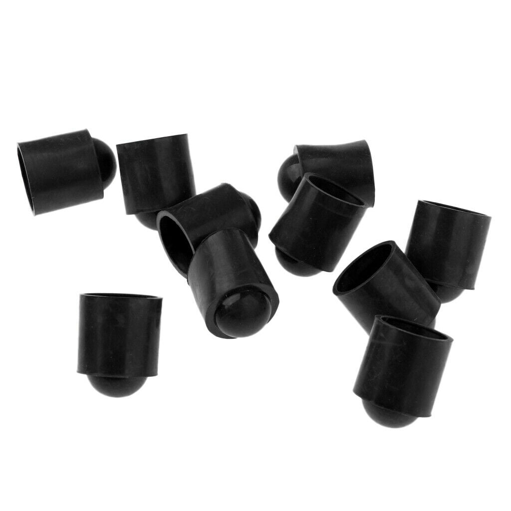 10 Pieces Long Lasting Pool Cue Tip Protector Snooker Billiard Sticks Soft