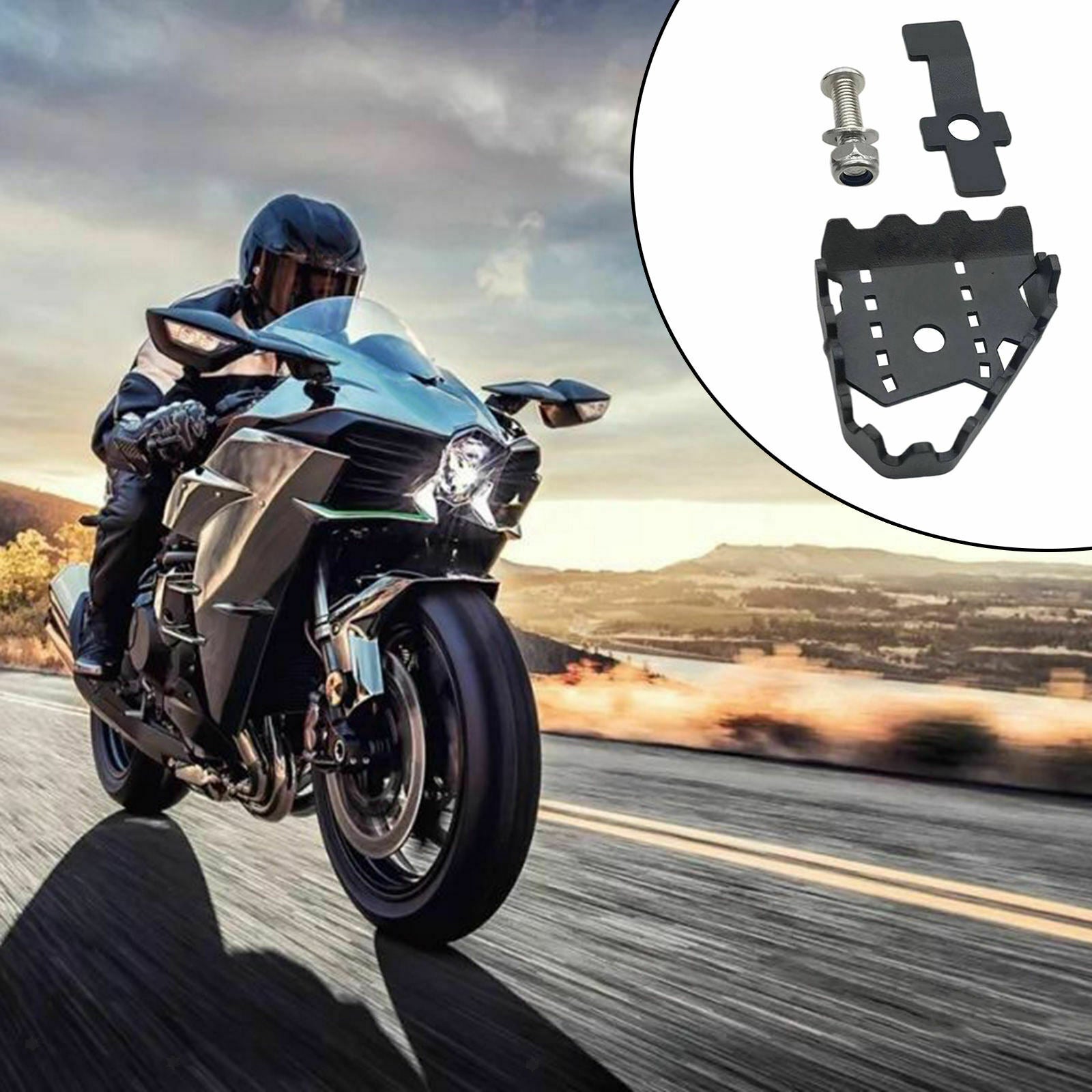 Motorbike Brake Pedal Extension Step for YAMAHA TENERE700 XTZ700 2019-2021