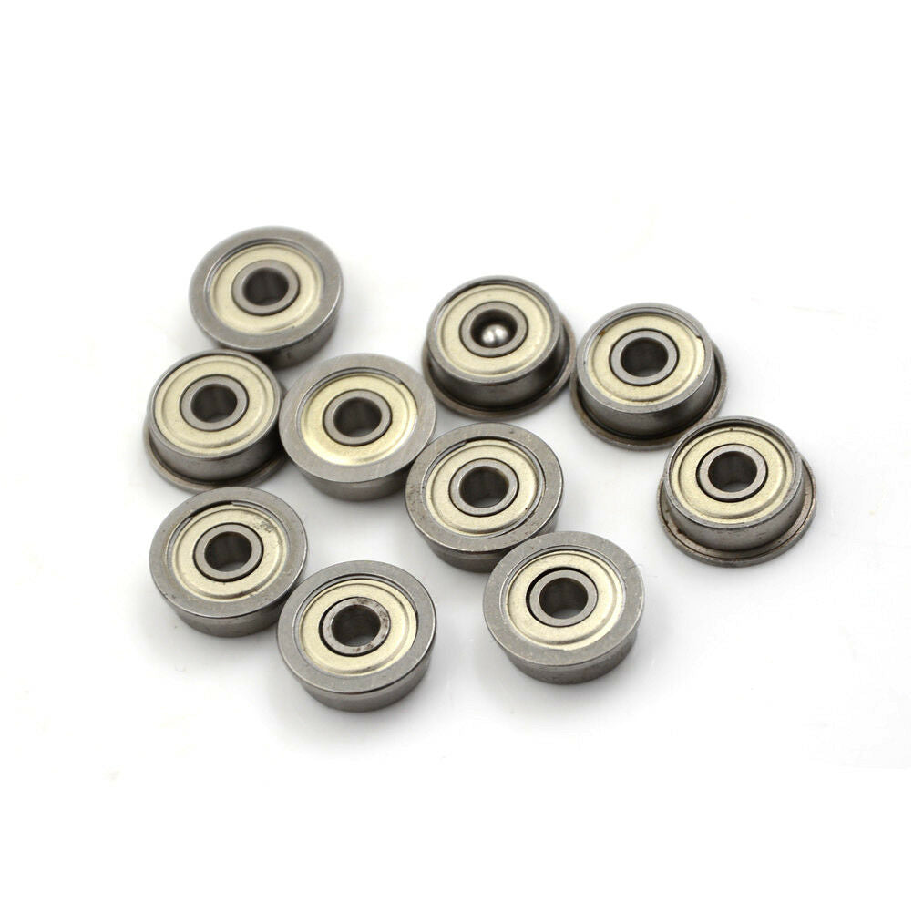 10pcs F625ZZ Steel Shielded Flanged Ball Precise Flange Bearing 5x16x5mm VQ  Qx