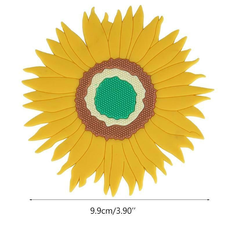 Sunflower Hot Pot Holder Anti-Slip Cup Coaster Bowl Mat Heat Resistant Pan Pads