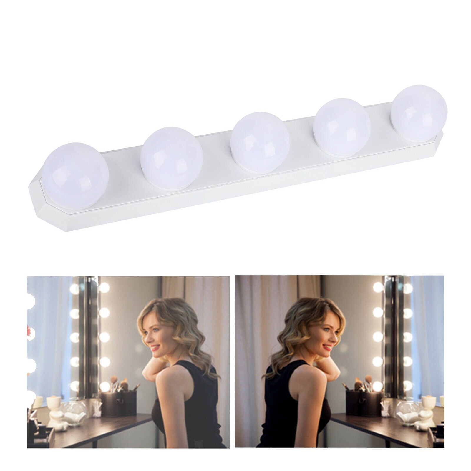 USB 5 Led Makeup Mirror Lights Mirror Strip Vanity Mirror Decoration Lights