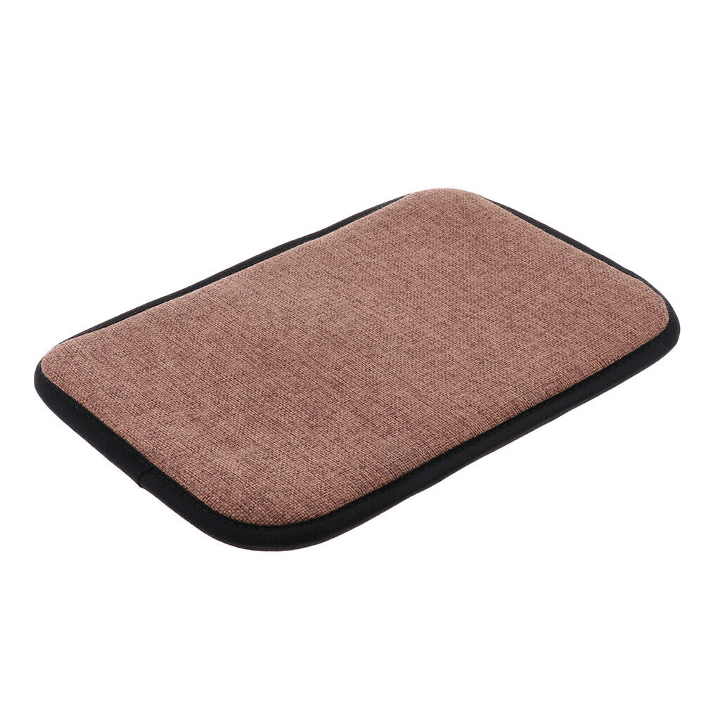 2xCotton Brown Office Home Chair Cushion Dining Chair Pads 30x40cm