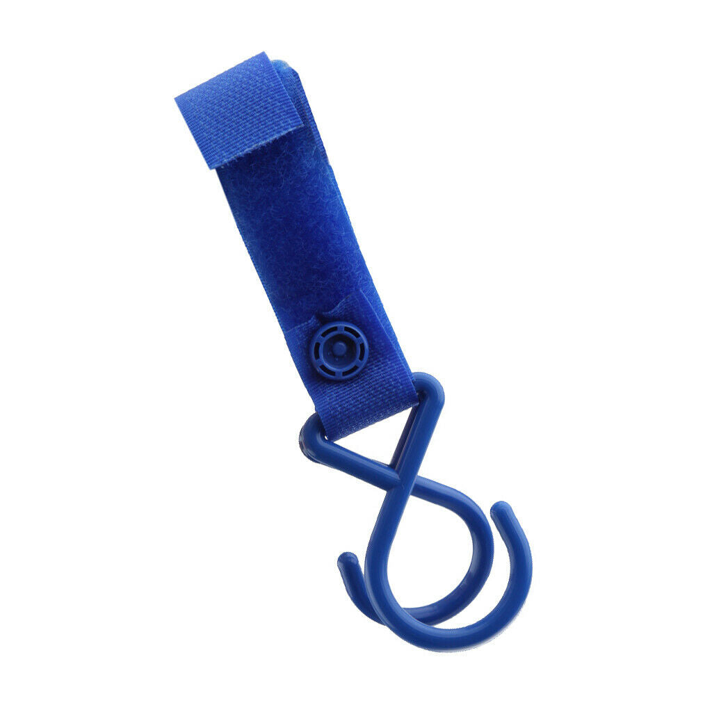 Pushchair Pram Pushchair Clip Hook Buckle Bag Holder Royal Blue