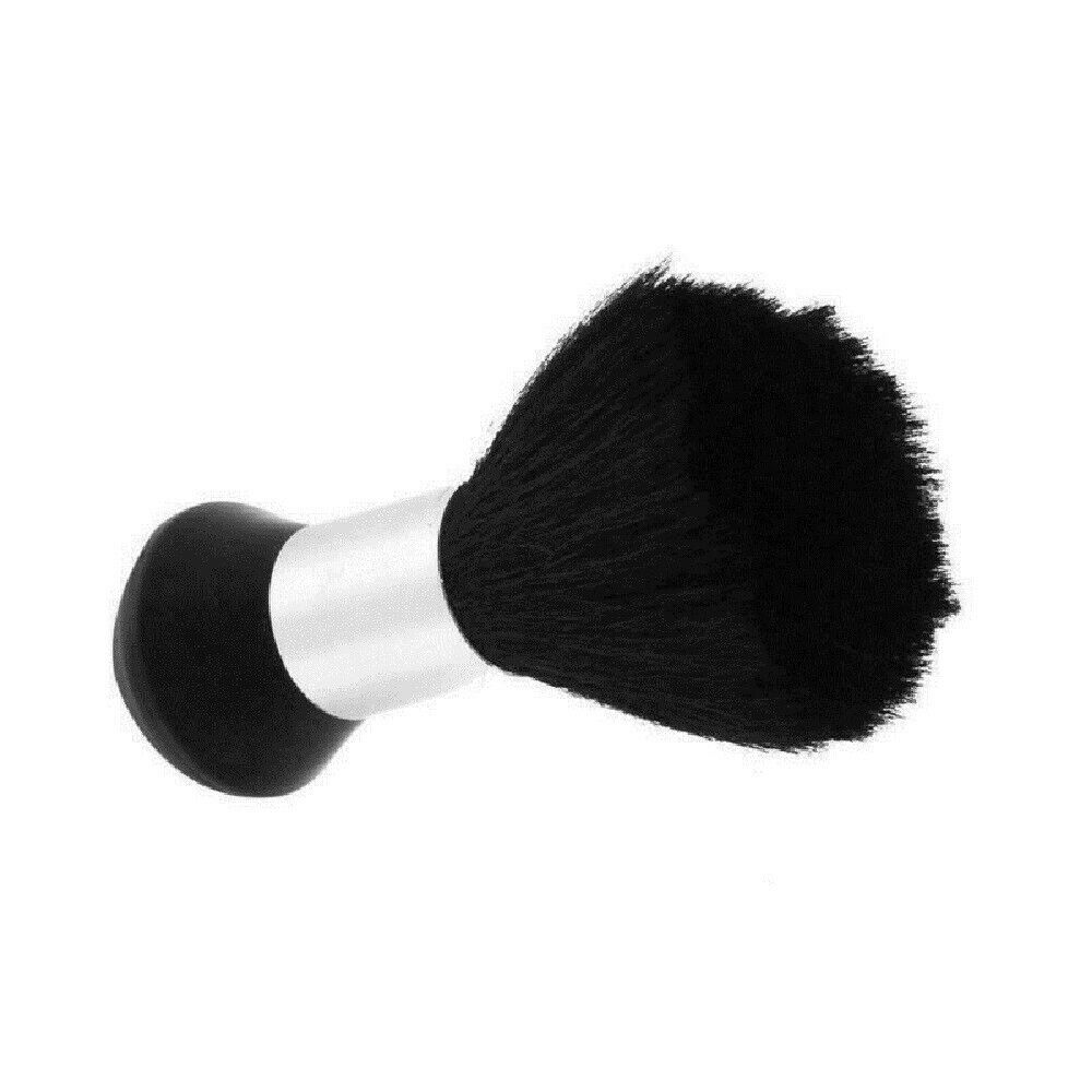 1Pcs Neck Duster Brush for Salon Stylist Barber Hair Cutting Make Up, Body-Black