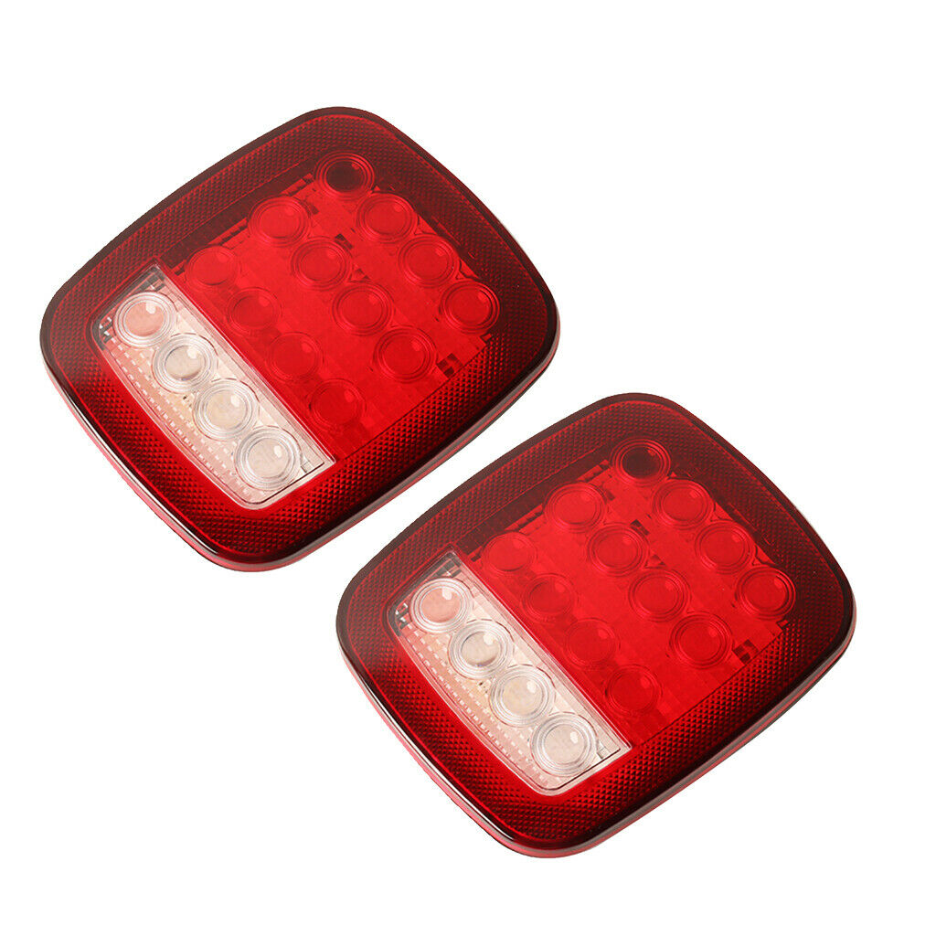 2x 16LED Brake Stop Turn Tail License Light for Jeep Wrangler JK TJ YJ Truck