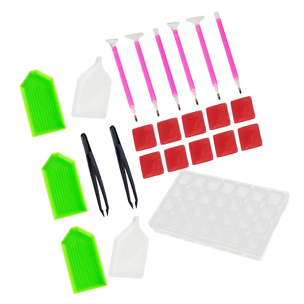 24pcs Diamond Painting Tools Kit 5D Diamond Embroidery Painting Accessories