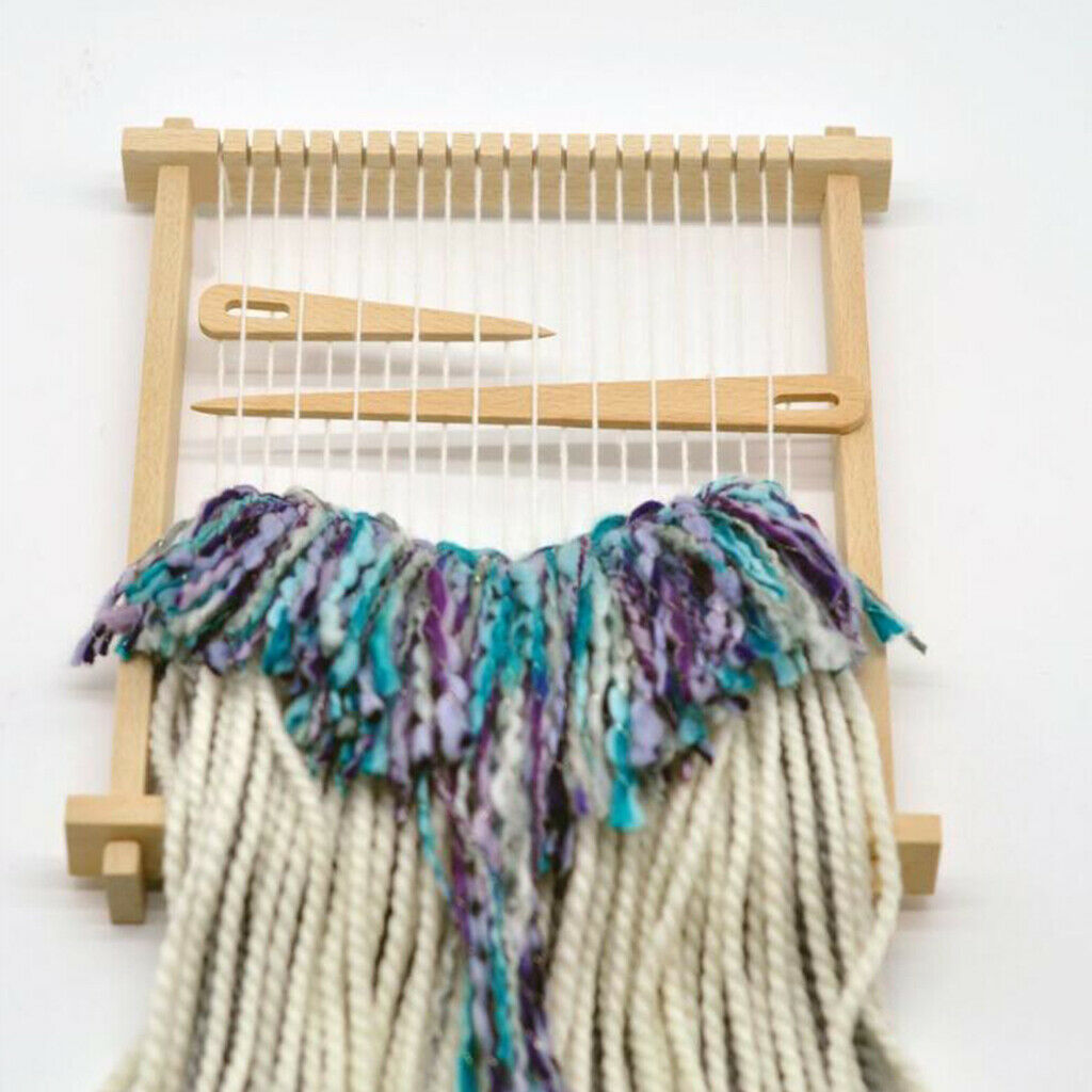 Crochet Crochet Crochet, 5 Pieces / Set Natural Wood Weaving Crochet Tapestry
