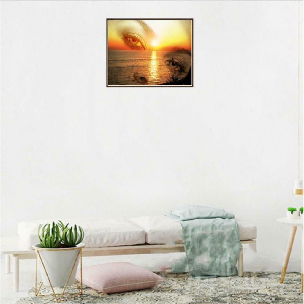 5D DIY Diamond Painting Full Drill Rhinestone Embroidery Kit Eye Landscape 1