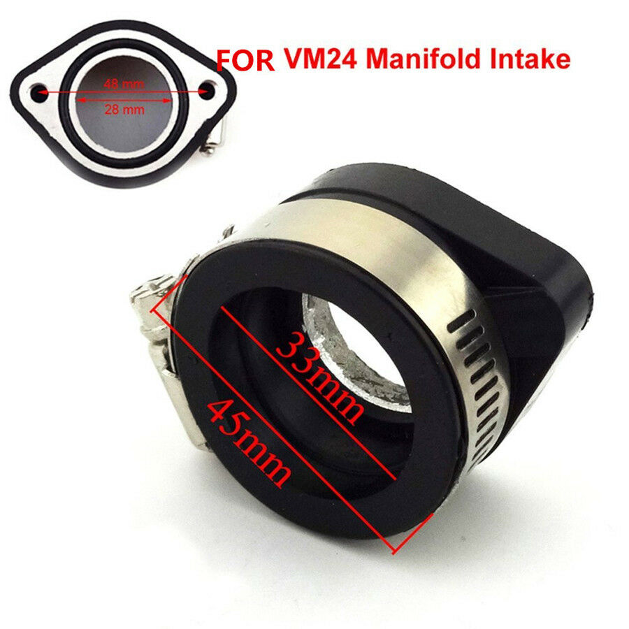 28mm Carburetor Carb Intake Adapter Manifold Flange