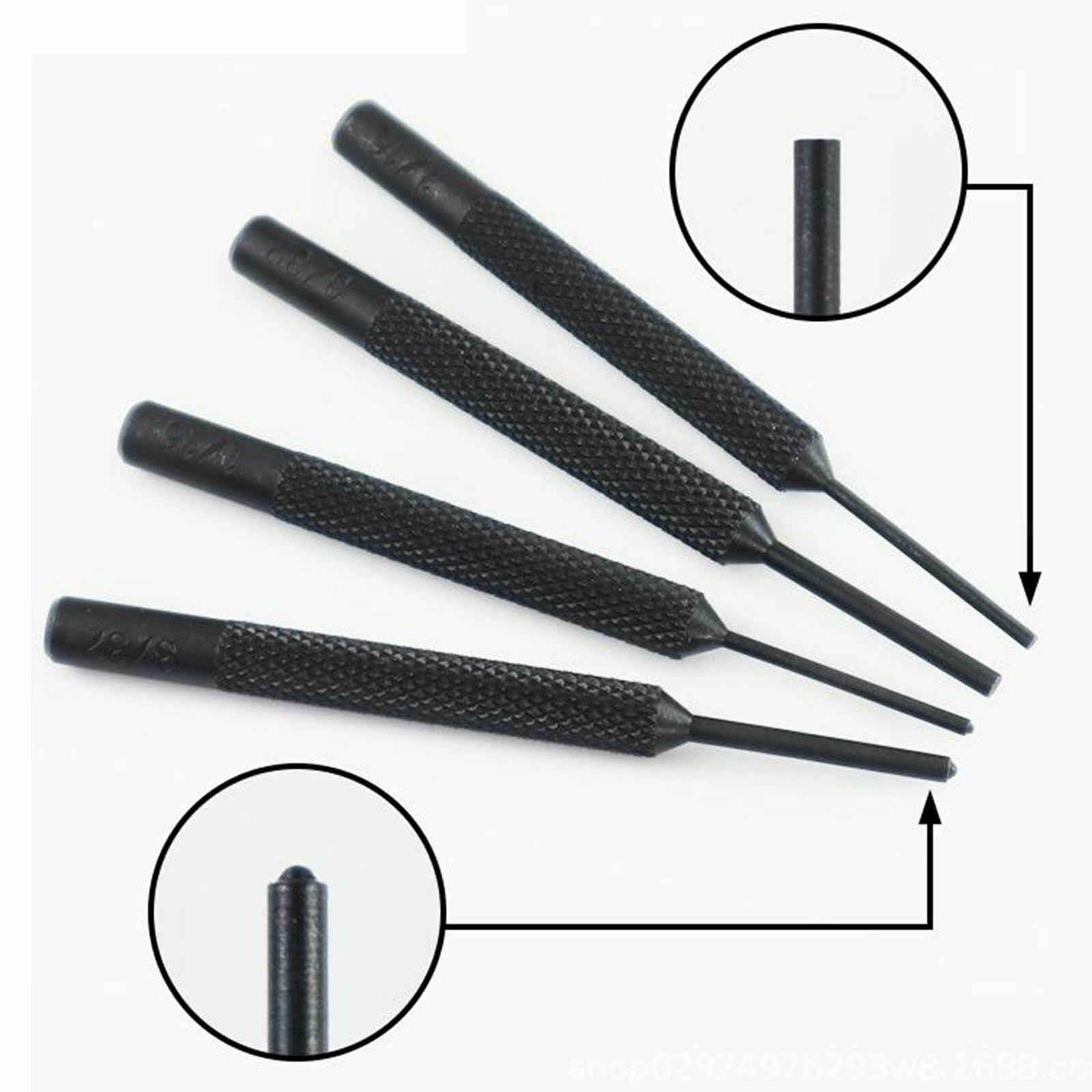 15pcs Pin Punch Set 8 Brass 4 Steel 2 Plastic 1 Hammer Gunsmith Drift Pin Punch