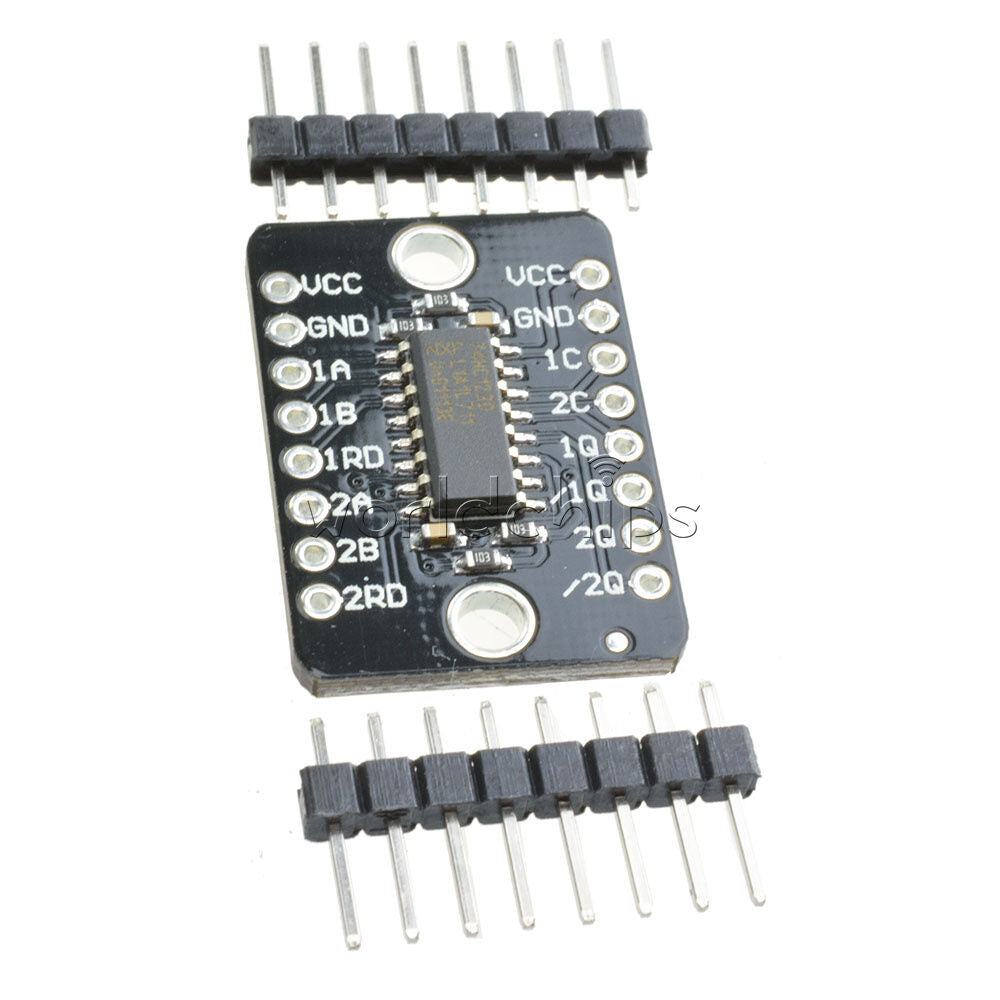 New Dual Retriggerable Monostable Trigger Multivibrator Reset  Module 74HC123D