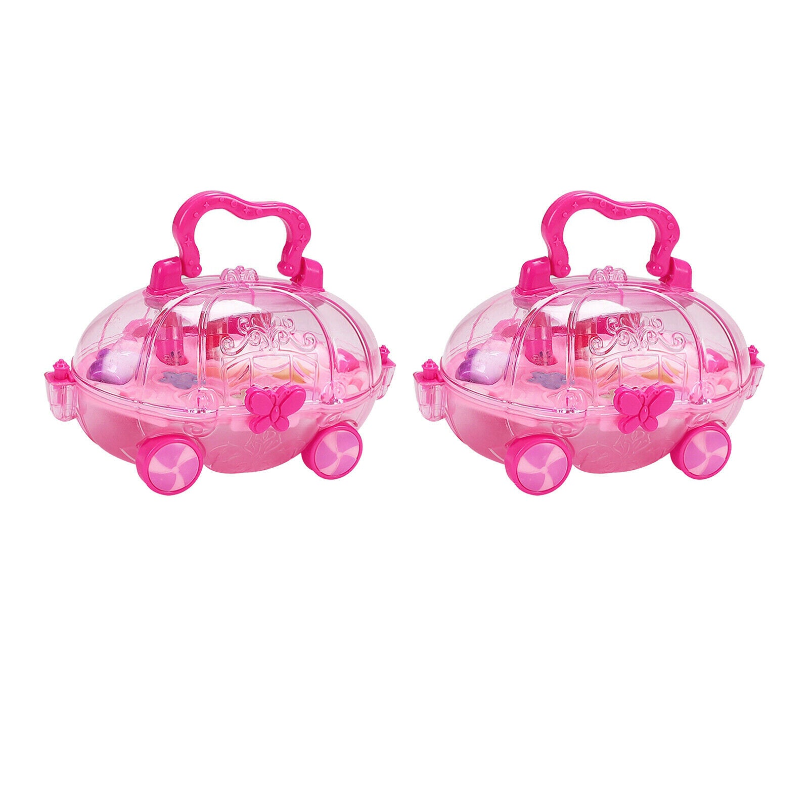 2x Safe Girls Makeup Set Washable Princess Beauty Cosmetics Dress Up Gift