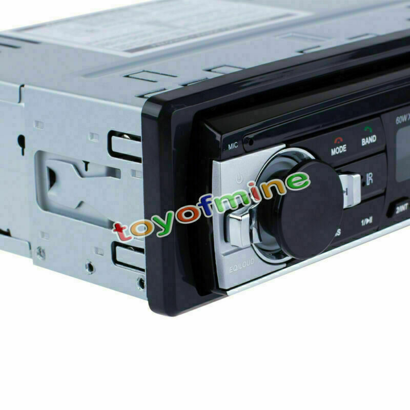 Car Radio Bluetooth Stereo 1 Din Head Unit In Dash MP3/USB/SD/AUX/FM