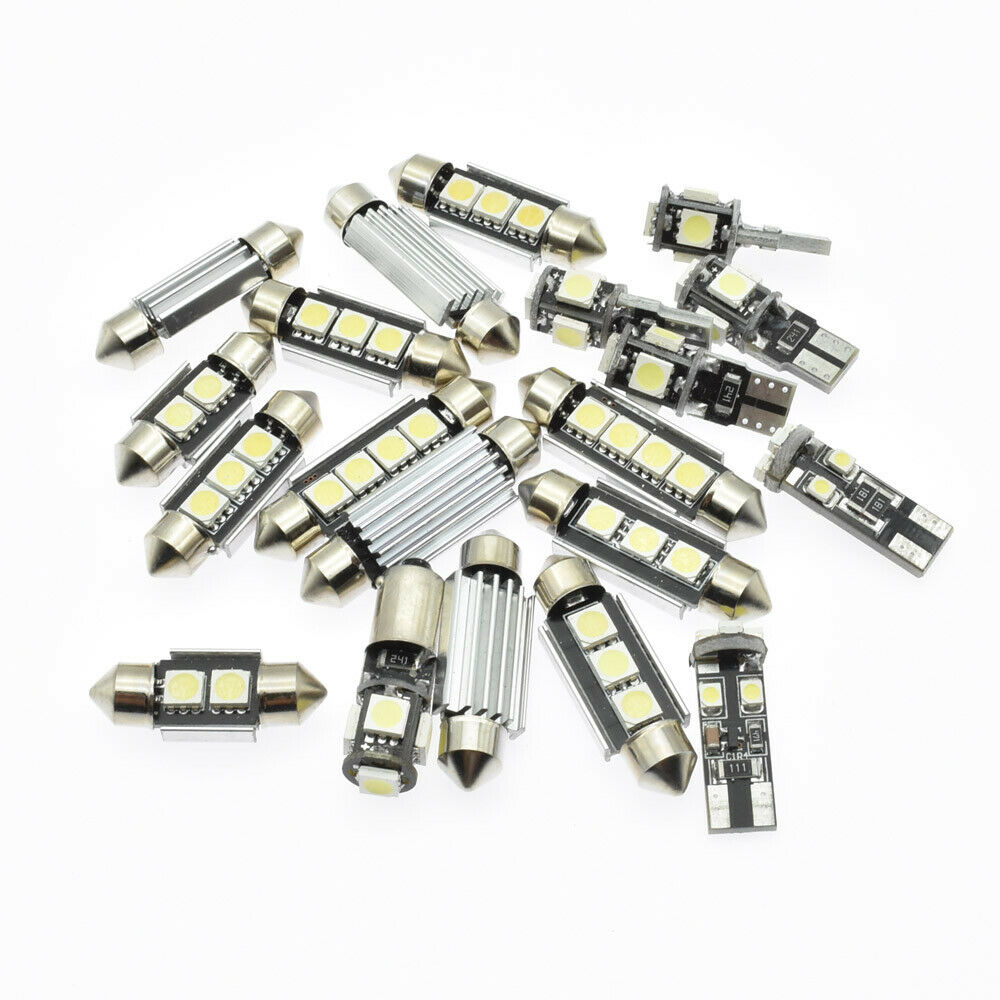 20Pcs White Car LED Lamp Interior Light Kit For VW PASSAT B5 1997-2000