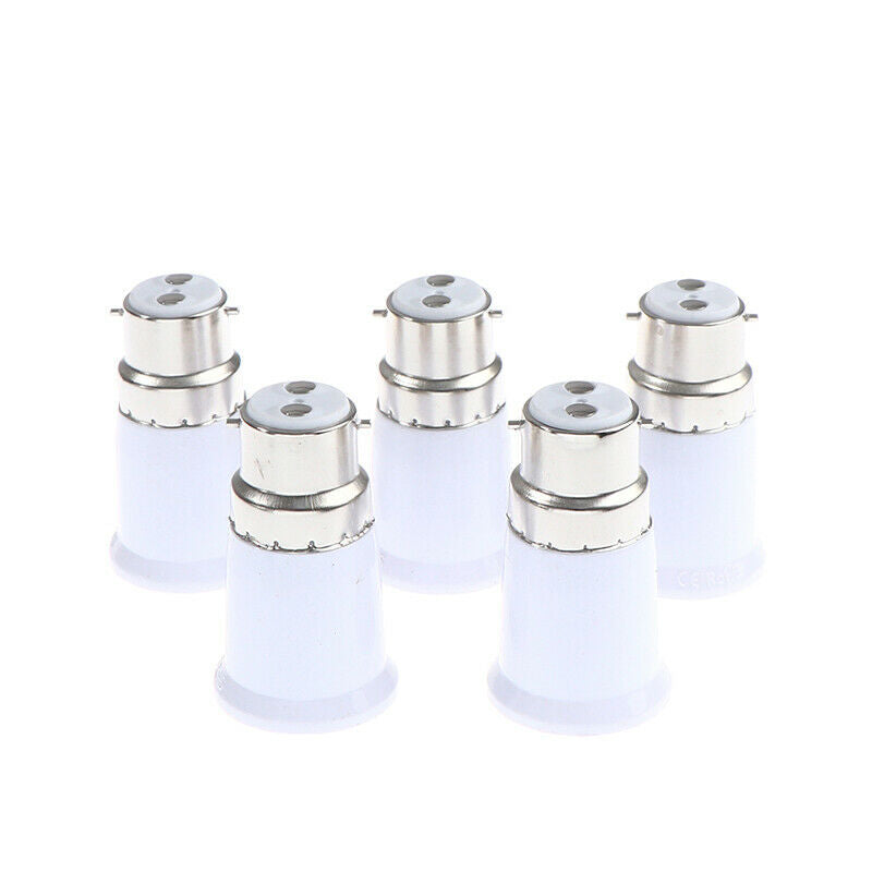 5pcs Led Lamp Bulb Base Holder Converter B22 to E27 Socket Adapter Conver.l8